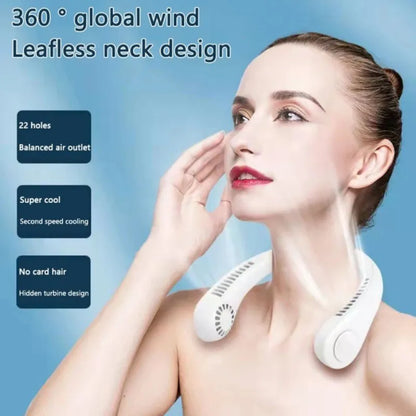 Portable Neck Hanging Fan