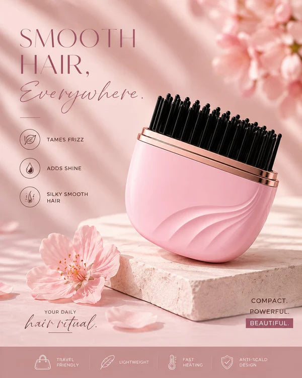 Portable Hair Straightening Comb