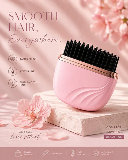 Portable Hair Straightening Comb